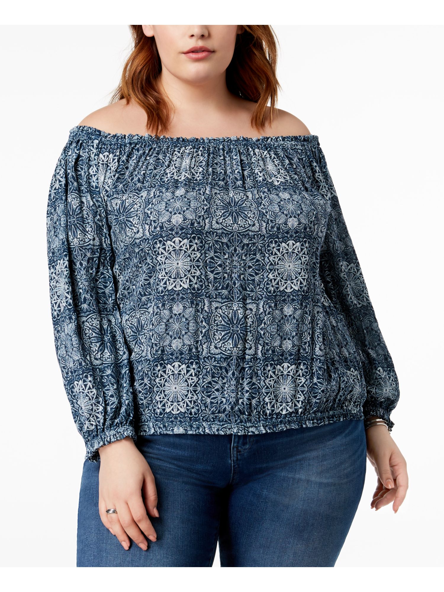 tommy hilfiger off the shoulder top