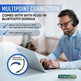 thumbnail image 5 of Philips Auriculares inalámbricos con cancelación de ruido, auriculares inalámbricos estéreo con micrófono extraíble, auriculares Bluetooth con micrófono, control táctil y ligero, 55 horas de reproducc, 5 of 5