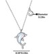 thumbnail image 4 of HTOOO women's necklace 925 sterling silver dolphin girl pendant necklace, 4 of 4