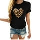 thumbnail image 1 of Camisetas de Manga Corta para Mujeres, Camiseta de Cuello Redondo Impresa de Moda, Primavera Y Verano Casual, 1 of 9