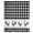 Black, variant on Farmhouse Blue Plaid Sheer Curtains 96 Inches Long, Vintage Country Cock Checkered Light Filering Curtains, Privacy Drapes Simi Floor to Veiling Curtain for Living Room Bedroom Large Window Treatment