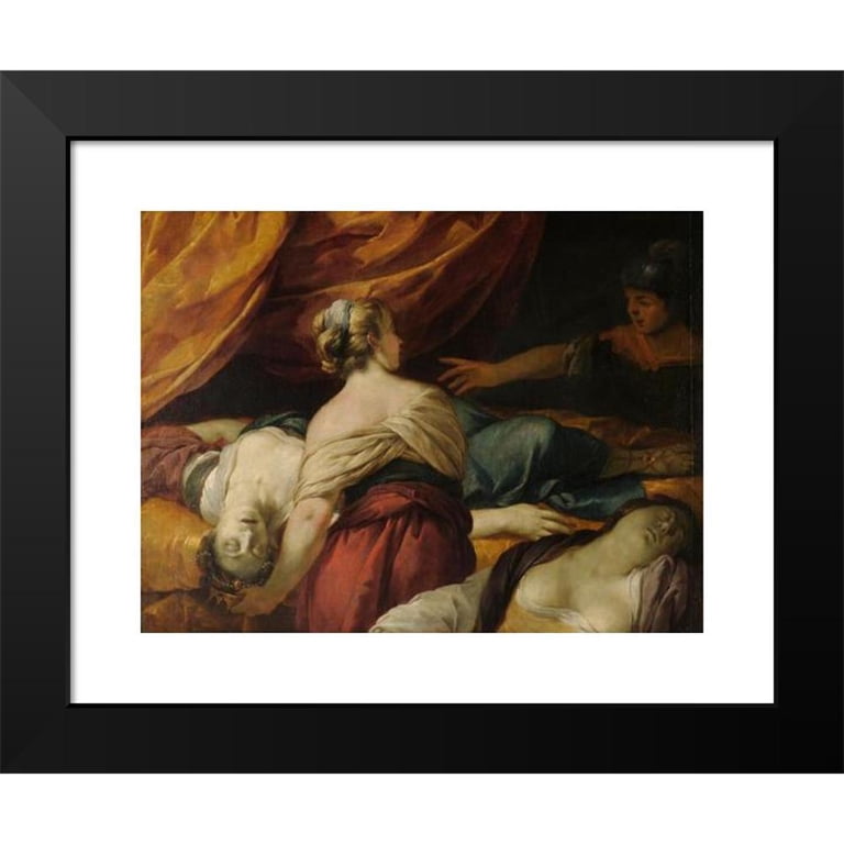 Jacques Blanchard 14x12 Black Modern Framed Museum Art Print