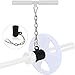 thumbnail image 3 of Favuit T-Bar Row Platform with Chain, 360° Swivel Landmine Eyelet Attachment Cable Machine Barbell fits 2 inch Olympic Bars for Bent Over Row Exercise LAT Pull Down Back Shoulder Core Muscles, 3 of 4