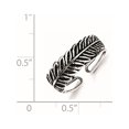 thumbnail image 2 of 925 Sterling Silver Antiqued Fancy Toe Ring, 2 of 2