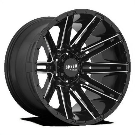 Moto Metal Aluminum Rim MO998 KRAKEN 20X10in Gloss Black Milled Finish, MO99821050318N