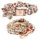 thumbnail image 1 of Elegant little tail Dog Collar with Bow - Fall Dog Collar Bow Thanksgiving Turkey Bow Girl Boy Pet Collar Soft Dog Bowtie Collar ShopWise Round, 1 of 12