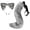 Grey, variant on Slccxzc 2Pcs/Set Cat Shape Ears Headband Set with Long Tail for Animal Theme Party