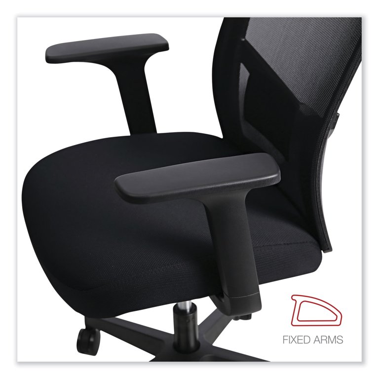 Workspace by Alera®Mesh Back Fabric Task Chair, Supports Up to 275