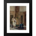thumbnail image 2 of Ludwig Deutsch 18x24 Black Modern Framed Museum Art Print Titled - A Musician and a Guardsman in an Oriental Interior, 2 of 5