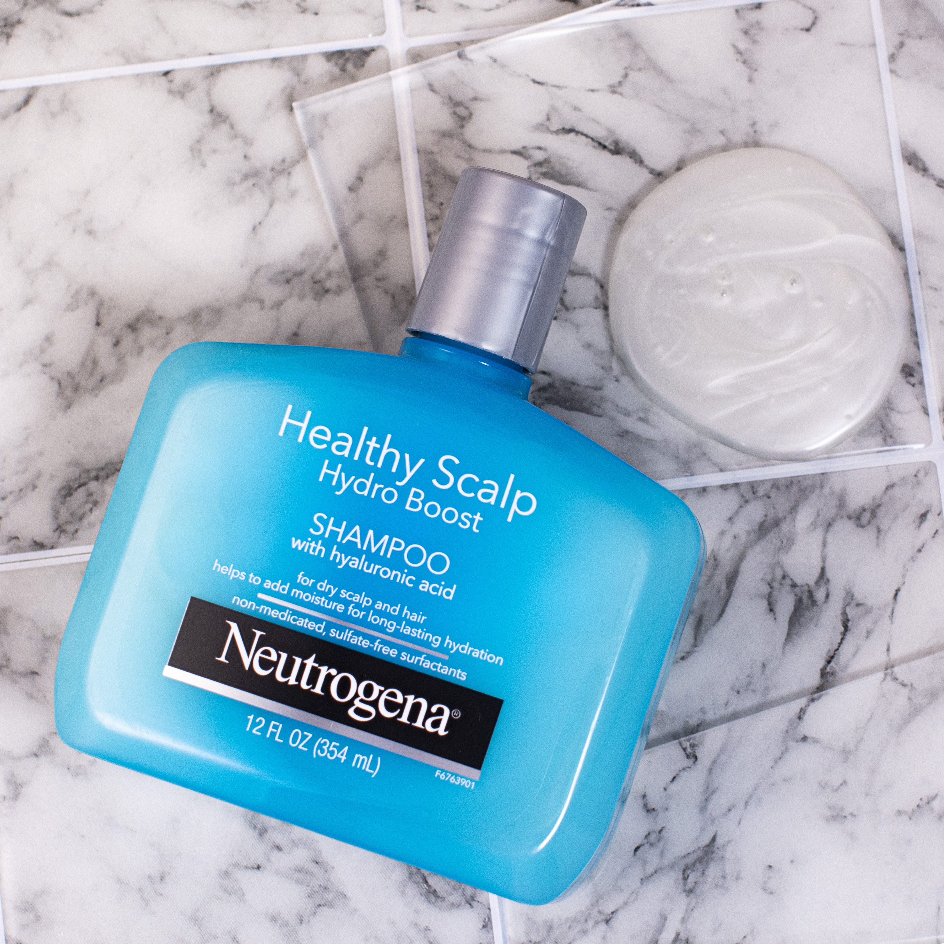 Neutrogena Hydrating Shampoo for Dry Scalp & Hair with Hyaluronic Acid, 12 fl oz - image 3 of 12