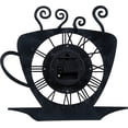 thumbnail image 3 of La Crosse Clock 13-Inch Latte Mug Quartz Analog Wall Clock, 404-3833B, 3 of 4