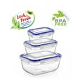 thumbnail image 1 of Superio Rectangle Sealed Containers set of 3, 1 of 1