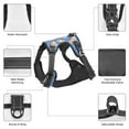 thumbnail image 4 of JUNZAN Kawaii Corgi Pattern Dog Harness - Lightweight,Soft,Adjustable Small Harness-X-Large, 4 of 7