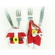 thumbnail image 3 of Kearding Portacubiertos de Navidad, bolsas de vajilla de dibujos animados, bolsa de tenedor de cuchara no tejida, de restaurante para el Tipo3, 3 of 6