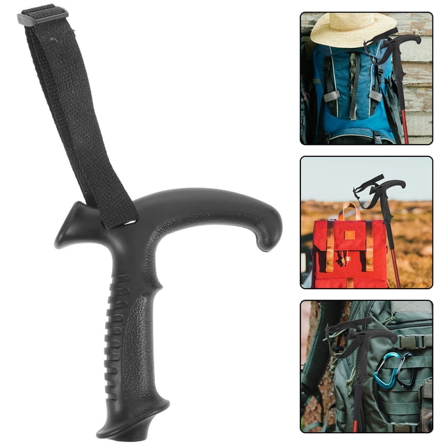 LIFKOME T Shape Cane Replacement Hand Grip Made Of Plastic For Hiking And Climbing 1Set