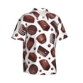 thumbnail image 2 of Hawaiian Shirt For Men, Chocolate Pattern No.9040 Mens Button Down Short Sleeve Shirt, Summer Beach Shirts For Men, 2 of 2