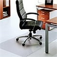 thumbnail image 2 of Pemberly Row 60x79" Polycarbonate Plastic Chair Mat for Hard Floor in Clear, 2 of 7