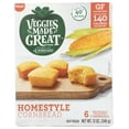 thumbnail image 6 of Veggies Made Great Homestyle Cornbread, 12 Ounce, 6 Count Box, (Frozen), 6 of 6