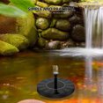 thumbnail image 2 of WHAMVOX Fontaine de Jardin Solaire Forme Ronde Design Flottant pour Usage Extérieur 1 Ensemble, 2 of 8