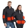 thumbnail image 4 of ToyKingdee Heated Jackets for Men Women Windproof Multi-Zone Heating Winter Coats Detachable Hood USB Charging Jacket Unisex, 4 of 9