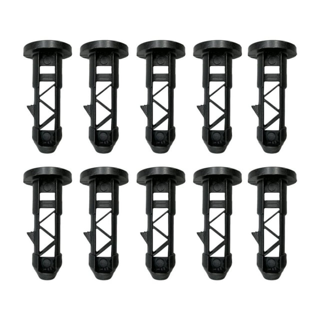 GROWTH TANK Pièces de Rechange pour Poubelle 10 Pcs Goupilles de Charnière de Couvercle 100/120/240 L Facile à Installer Remplacement Poubelle Réparation Axe de Roue Robuste