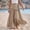 #0645-Khaki, variant on Women Linen Blend Wrap Maxi Skirt Elastic Waist Self Tie Layered Flowy Loose Fit Beach Vacation Casual Long Skirt White XL Gift