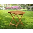 thumbnail image 4 of Pemberly Row Table d'Extérieur Carrée en Bois d'Acacia, Fini à l'Huile Naturelle, 4 of 6