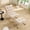 Beige, variant on Patio Outdoor Lounge Chair with Ottoman, Comfy Sling Recliner Chair with Puffy Cushion and Foot Stool, Ideal for Living Room, Bedroom, Reading Room, Black frame with grey cushion