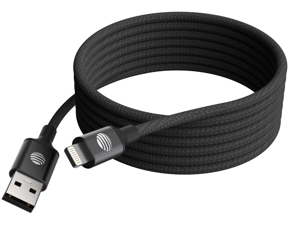 AT&T 10Foot USB A to Lightning Cable
