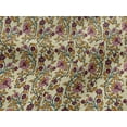 thumbnail image 4 of oneOone Viscose Jersey Fabric Leaves & Floral Block Print Sewing Fabric BTY 60 Inch Wide, 4 of 4