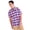 RWB Plaid, variant on Men's Short Sleeve Buttondown Shirt