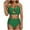 Green, variant on Tie Bathing Suits for Women Women Two Piece Swimsuit Summer Swimsuit Bikini Set Tankini Swimsuits 2 Piece Bathing Suit