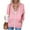 Pink, variant on Viluyesy Women's Casual Hooded Jackets Full Zip Up Lightweight Long Sleeve Hoodie with Pockets Drawstring Loose Fit Windbreaker for Daily Travel Wear