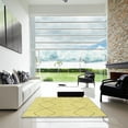 thumbnail image 7 of Ahgly Company Machine Washable Indoor Rectangle Transitional Yellow Area Rugs, 4' x 6', 7 of 7