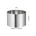 thumbnail image 2 of Round Cake Ring 5 x 2.75 Inch Stainless Steel Pastry Mousse Dessert Ring for Baking Cooking Making Tool, 2 of 6