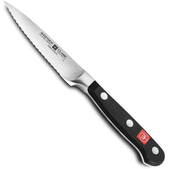 Wusthof Classic - 3 1/2" Full Serrated Paring Knife
