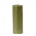 thumbnail image 1 of Ensemble de 12 Bougies Piliers Led Vertes, 1 of 3