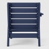 thumbnail image 2 of WestinTrends Avalon Outdoor Patio HDPE Left Arm Facing Sectional Corner Club Chair with Patio Cushions, Navy Blue/Yellow, 2 of 14