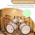 thumbnail image 3 of PENIKOKO 12 Pcs Noise Cancelling Silicone Drum Mute Tips for Sound Control Musicians Green, 3 of 7