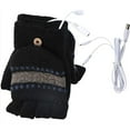 thumbnail image 1 of Xihbxyly Guantes Calefactables Usb, Cómodos de Algodón, Temperatura Ajustable, Calentadores de Manos con Alimentación Usb, Ideales para Esquiar y Estudiar En Invierno, Talla Única., 1 of 2