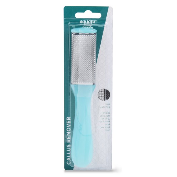 Equate Beauty TwoSided Coarse & Smooth Surface Callus Remover, Teal