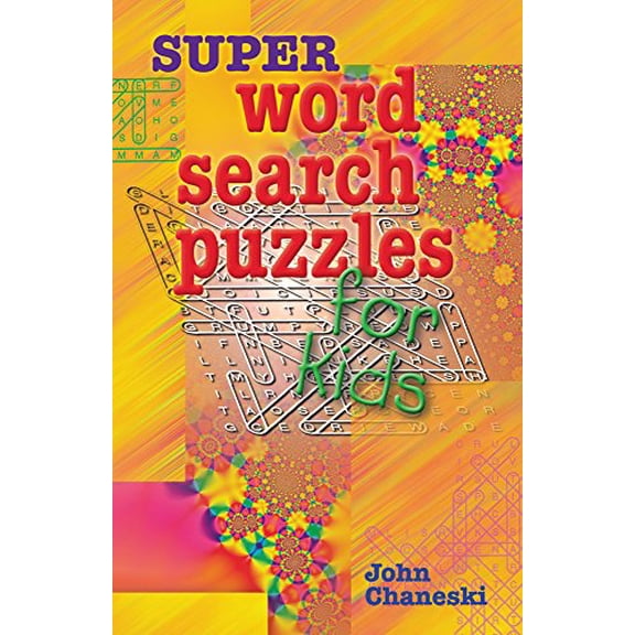 Pre-Owned Super Word Search Puzzles for Kids (Paperback)