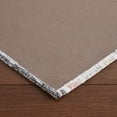 thumbnail image 3 of Martha Stewart Stella Ticking Stripe Slip-Resistant Kitchen Mat Runner, Gray/Yellow, 20"x50", 3 of 7