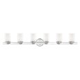 thumbnail image 1 of Livex Lighting 15456-05 Manhattan 6-Light Bath Light, Chrome, 1 of 1