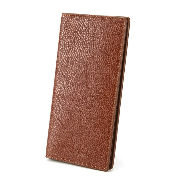 Business Mens Leather Wallets Bifold Long Clutch Credit Card Coin Holder Purse