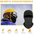 thumbnail image 4 of 2 Pack Ski Mask Headwear Neck Warmer Full Coverage Thermal Windproof, 4 of 5