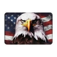 thumbnail image 2 of Peacheart 4th of July Patriotic Door Mat, Non-Slip American Flag Bald Eagle Welcome Doormat for Indoor Outdoor Entrance Patio Porch Independence Day Memorial Day Farmhouse Home Decor, 16x24 Inch, 2 of 8
