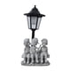 thumbnail image 1 of Estatua de jardín de luces solares, escultura hexagonal de lámparas de jardín, adorno de resina de recolección, decoración para el patio de balcón, 1 of 8