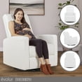 thumbnail image 4 of Evolur Reevo Swivel Glider In White, 4 of 23