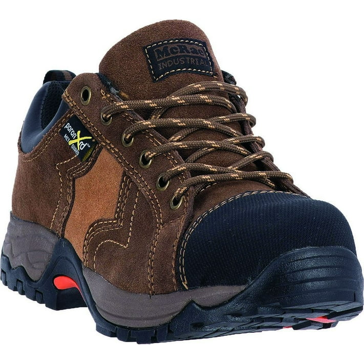 McRae Industrial Work Shoes Mens CT XRD Oxford Slip On Brown MR87321